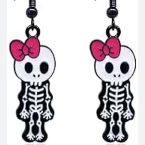 Skeleton gal Earrings